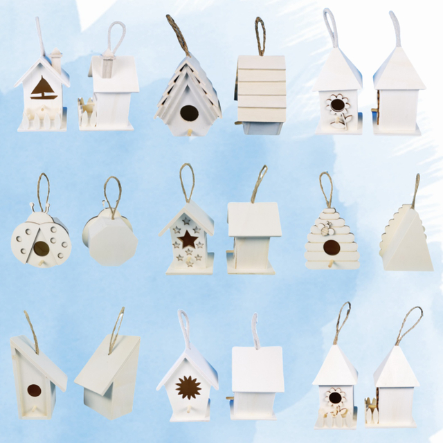 Mini Wooden Birdhouse