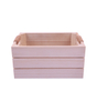 WOOD CRATE MED W ROPE