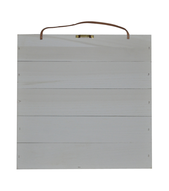 WHITE SQUARE SIGN 12X12