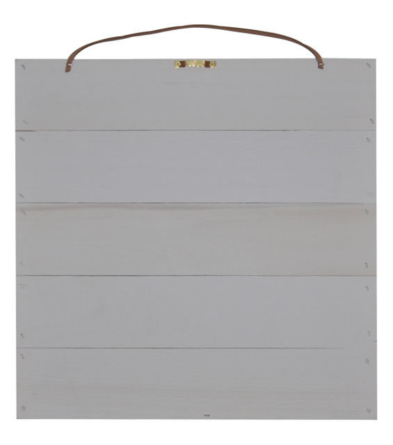 WHITE SQUARE SIGN 14X14