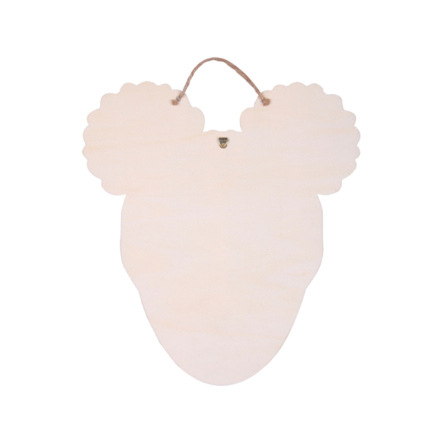 WOOD GIRL PLAQUE