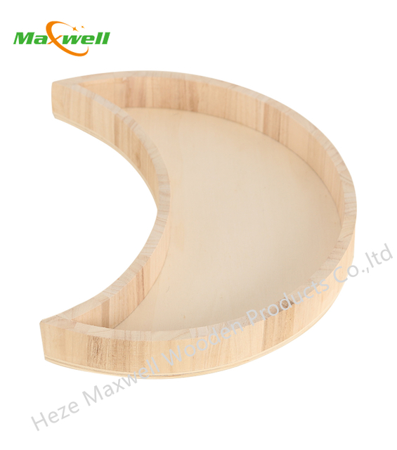 Wood Serving Tray-Moon