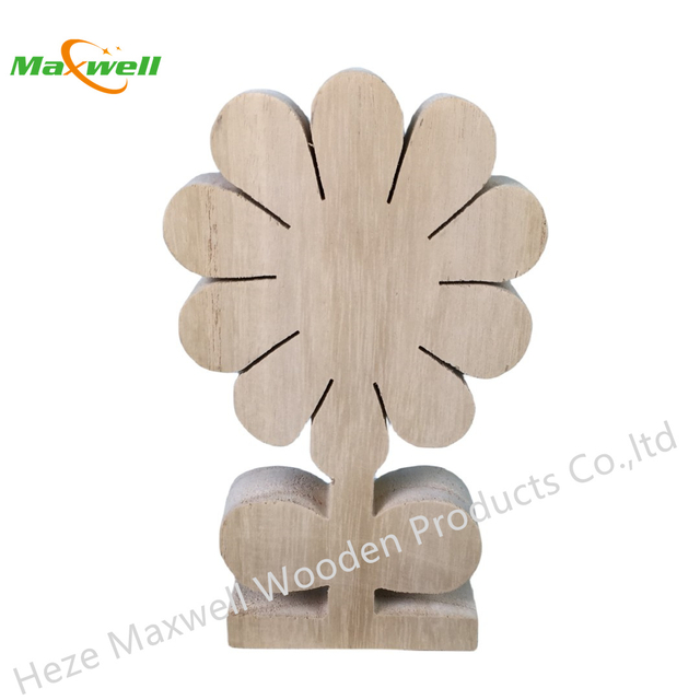 Wood Flower Decor