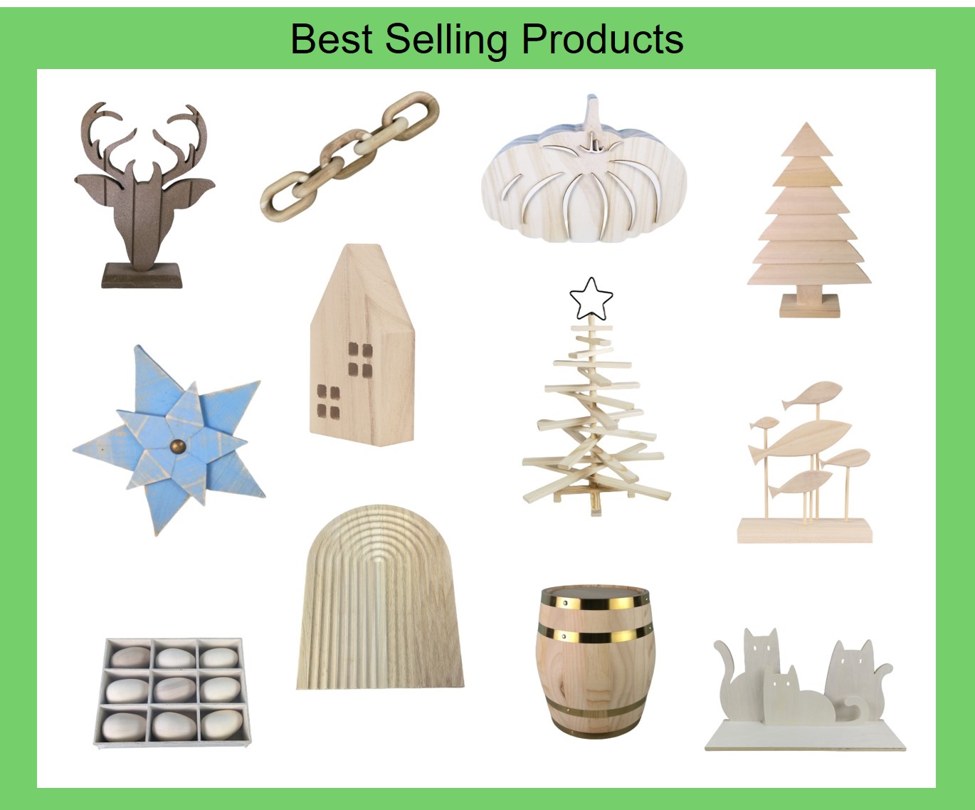 Wooden Tabletop Decor-Style