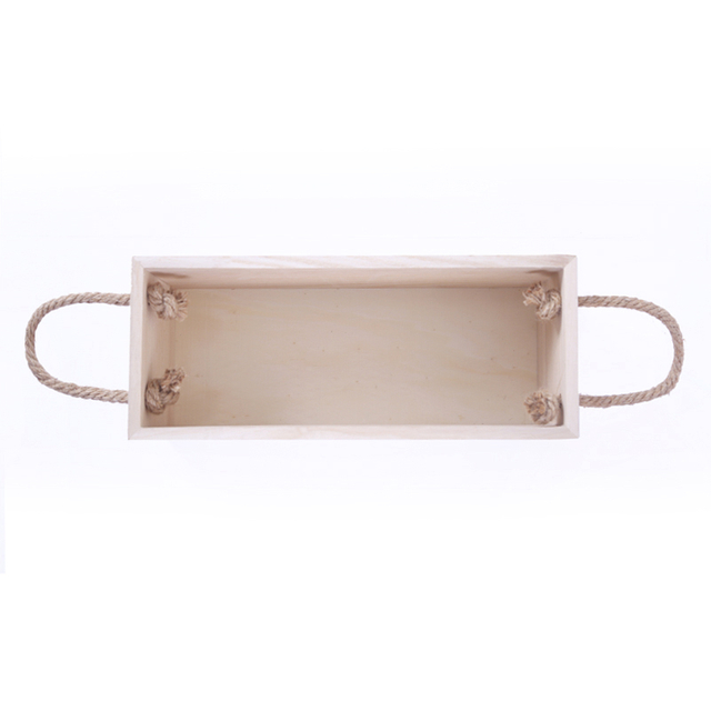 PLANTER WITH ROPE HANDLES
