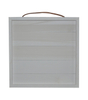 WHITE SQUARE SIGN 12X12