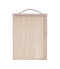 Wood Rectangle Frame Burned Edge