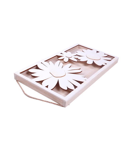 WALL DECOR LAYERED FLOWER FRE
