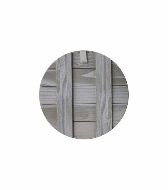 SIGN-WHITE WASH ROUND PALLET