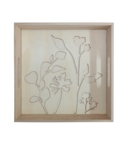 Wood Layered Flower Tray