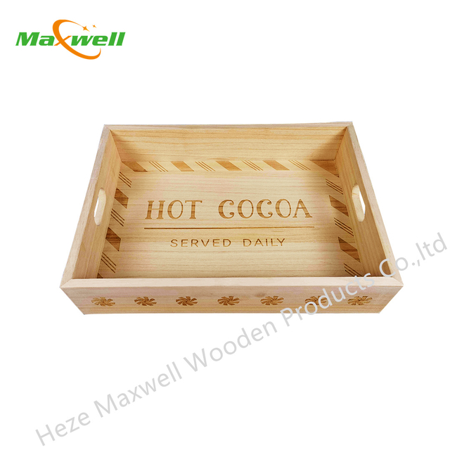 Wood Tray for Christmas