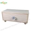 Wood Box With Drawer&Plastic Handle