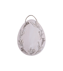 WALL DECOR EGG WITH FLOWERS