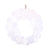 Wood Easter Egg Wreath