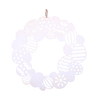 Wood Easter Egg Wreath