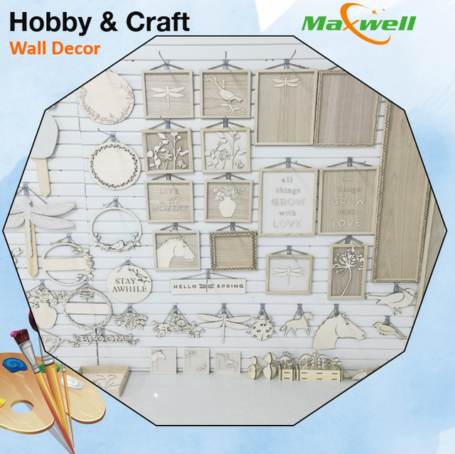 Unfinished Wooden Wall Decor