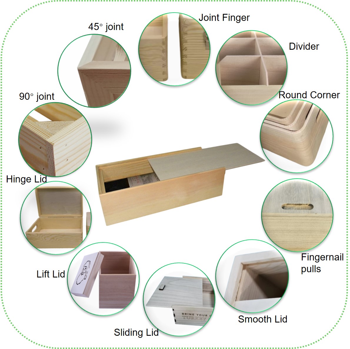 Wooden Box-Features