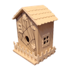 Seasonal Wooden Birdhouse