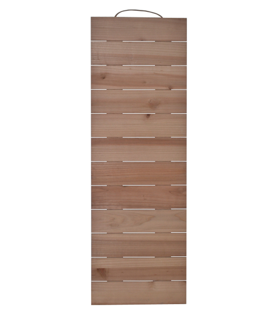 BROWN WOOD PORCH SIGN 12X36