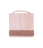 WALL DECOR WOOD SQUARE WITH ROPE