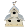 Multi-level Wooden Birdhouse