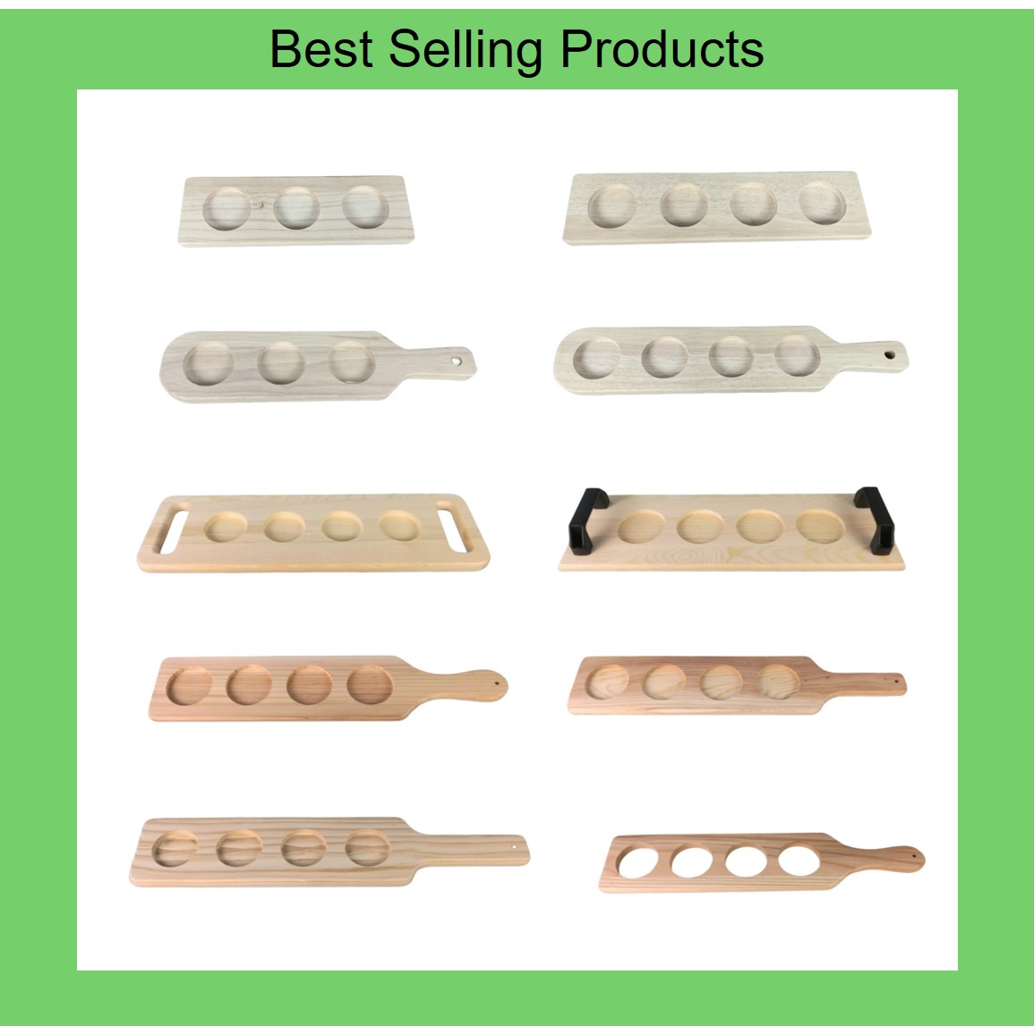 Wood Shot Glass Serving Tray-Best Selling Products