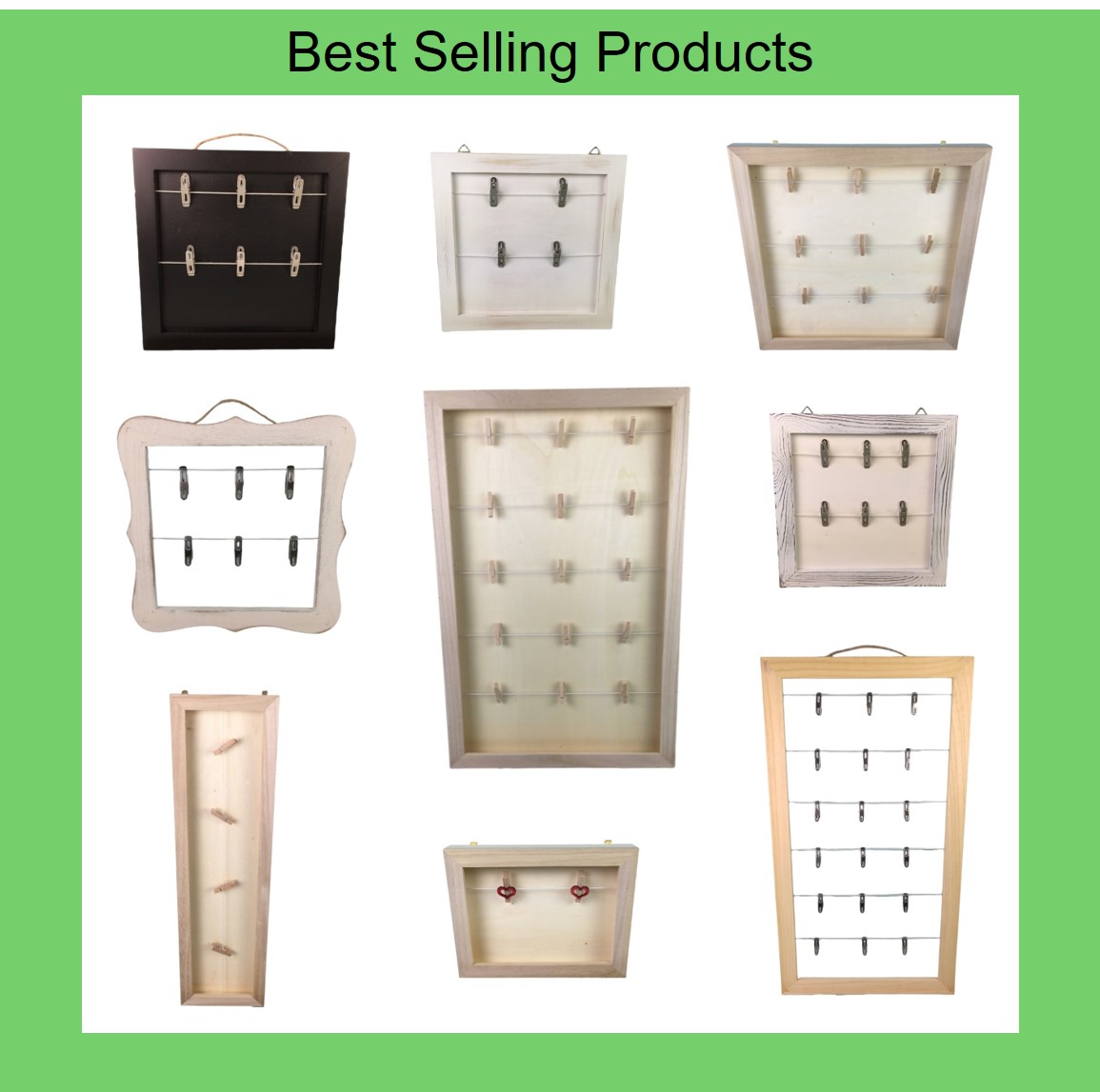 Frame with Pegs-Frame with Pegs