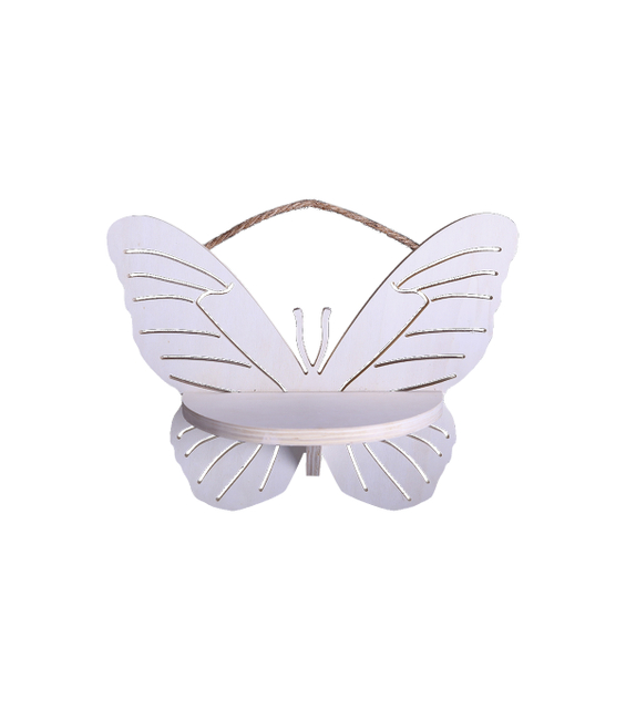 WALL DECOR BUTTERFLY SHELF