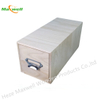 Wood Box With Drawer&Metal Handle
