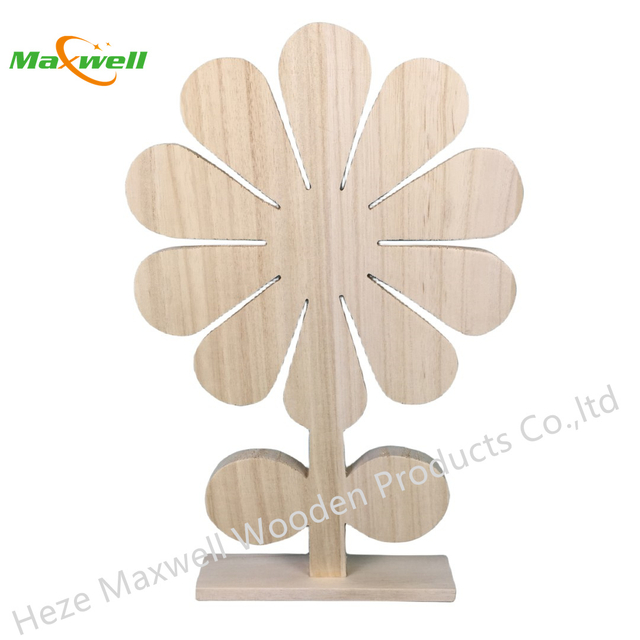 Wood Flower Decor