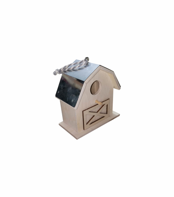 WOOD BIRDHOSUE-SMALL