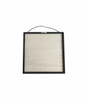 HAL WOOD SIGN BLACK WASH 12X12