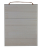 WHITE RECTANGLE SIGN WITH FRAME 20X16