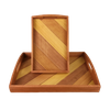 Wood Serving Tray Set