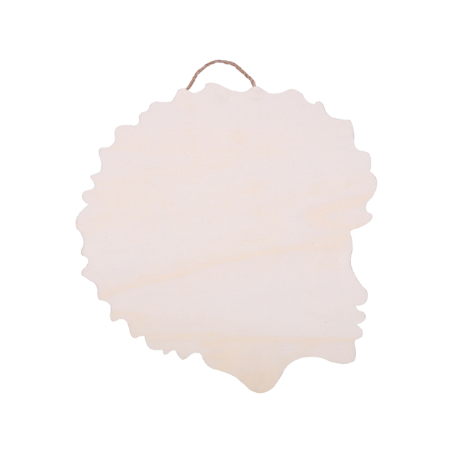 WOOD GIRL PROFILE PLAQUE