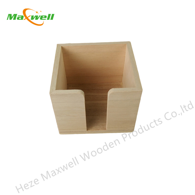 Wood Tissue Box