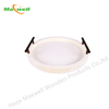 White Round Serving Tray with Metal Handles