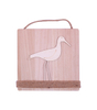 WALL DECOR SEAGULL WOOD W ROPE