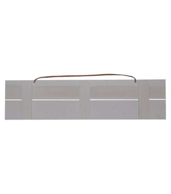WHITE PALLET HANG SIGN 24X6