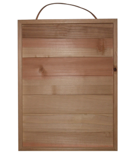 BROWN WOOD PALLET SIGN 16X12
