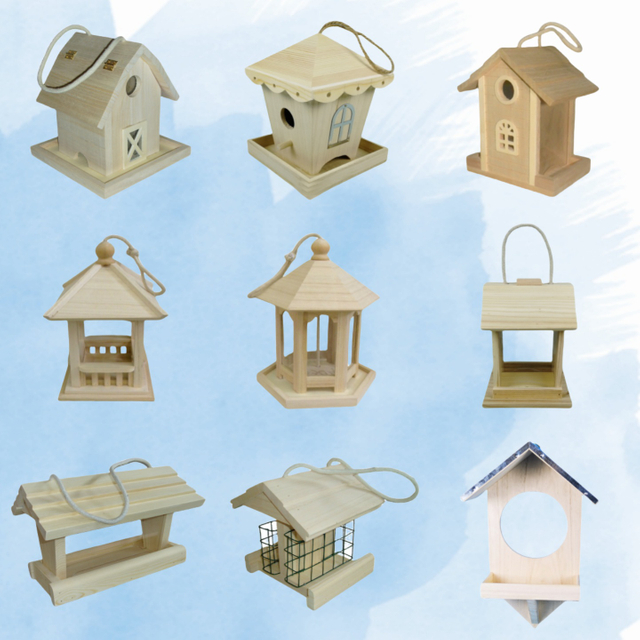 Wooden Birdfeeder