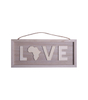 Wood Love Sign