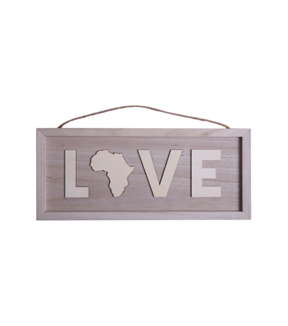 Wood Love Sign