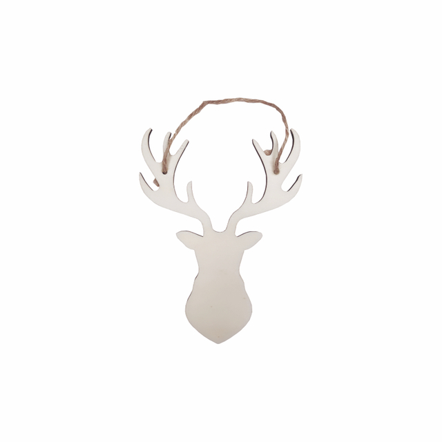 WOOD UNF ORN DEER