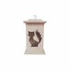 WOOD LED LANTERN CAT