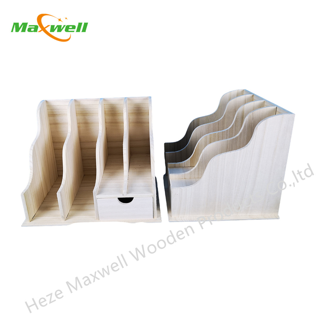 Wood Bookstand-4 Lines