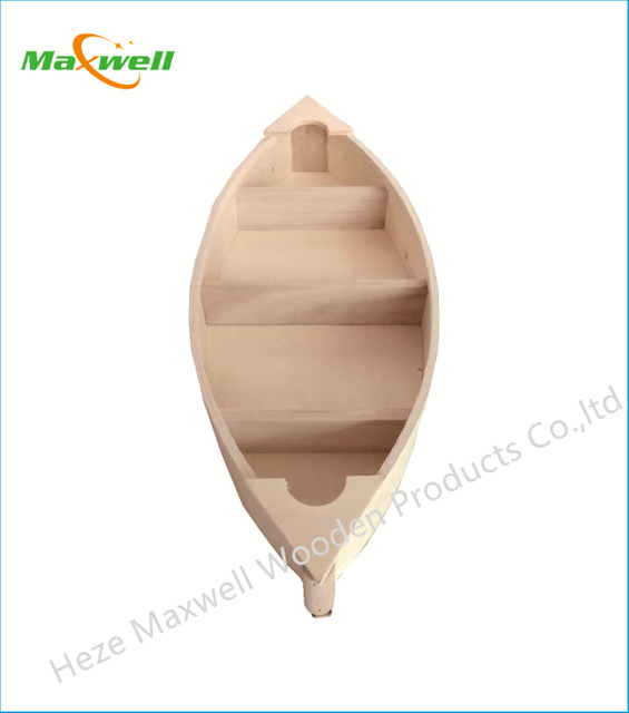 Wood Tray-Boat Shape