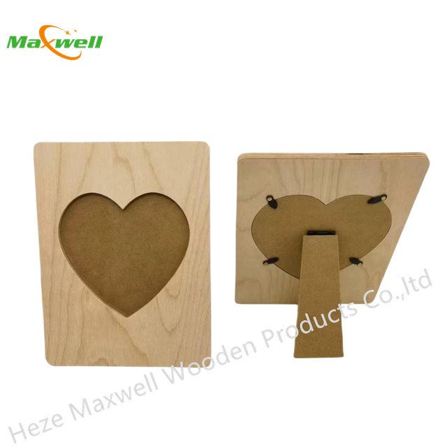 Wood Photo Frame-Heart Photo