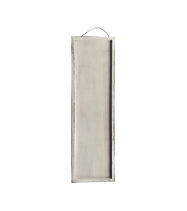 FALL WOOD SIGN WHITE WASH 31X9