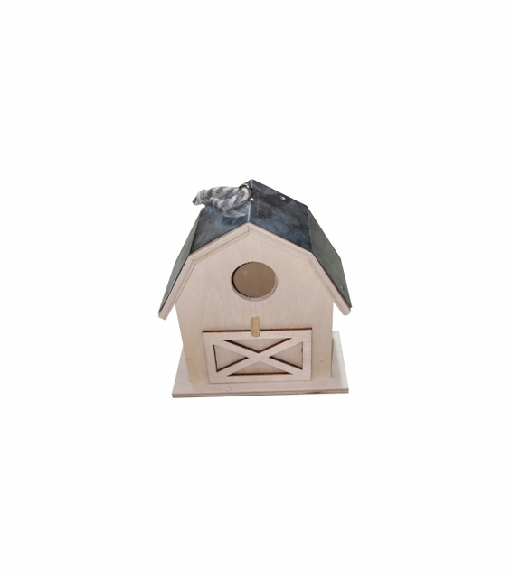 WOOD BIRDHOSUE-SMALL